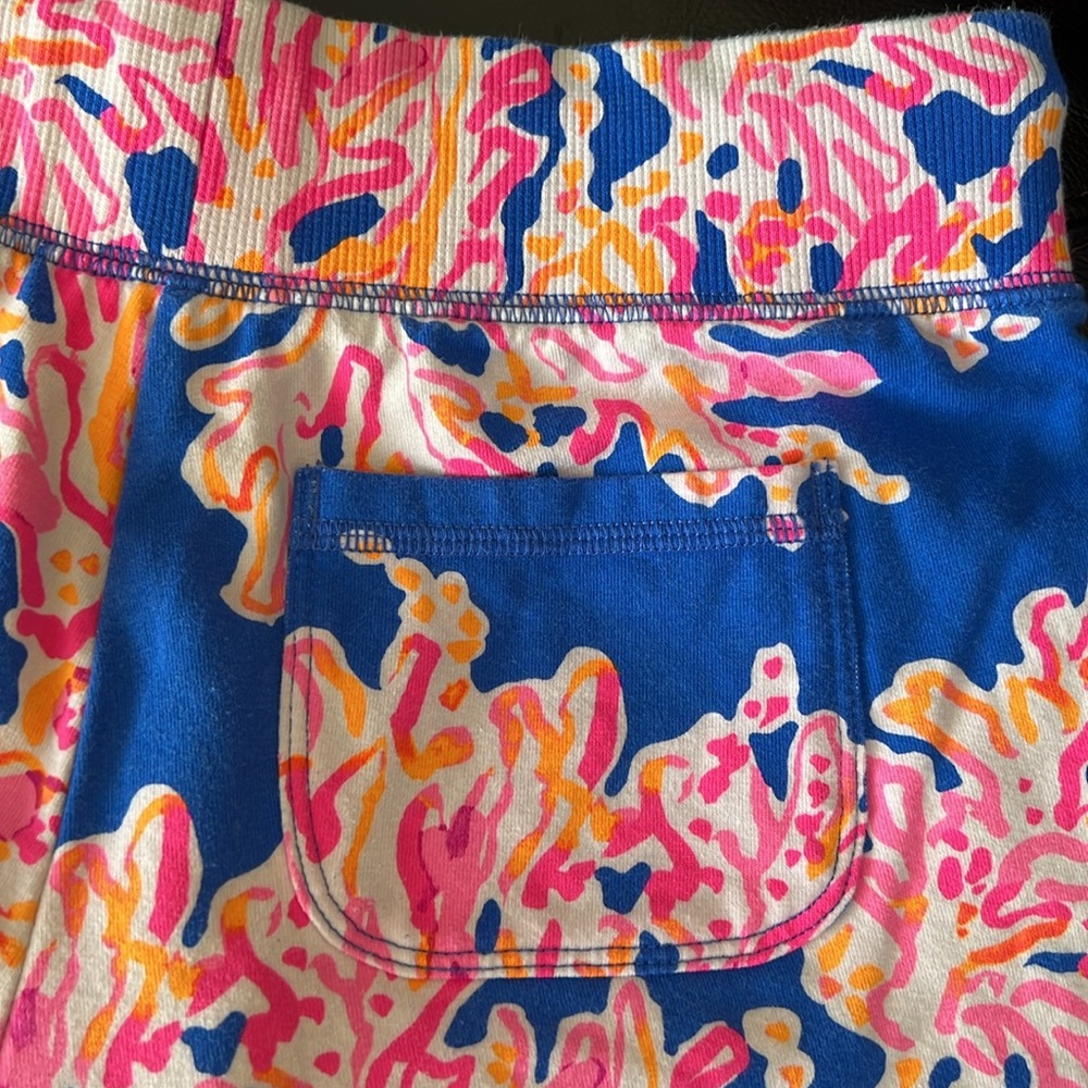 Lilly Pulitzer Electric Blue and Pink Coral Shorts - Picture 7 of 8